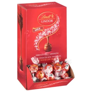 Lindt – Milk Chocolate LINDOR Truffles Box (120-pc, 50.8 oz)’