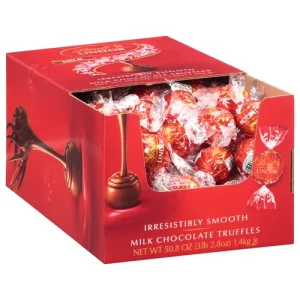 Lindt – Milk Chocolate LINDOR Truffles Box (120-pc, 50.8 oz)’